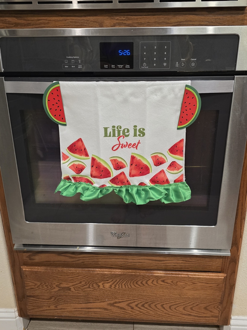 Hand Made  Watermelon Kitchen Towel Holder (Tower Is Not Inclued) Please Read?